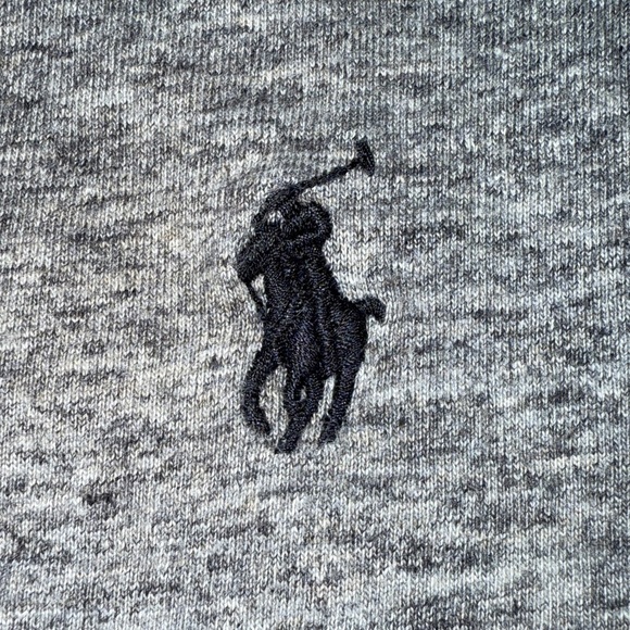 Polo by Ralph Lauren Classic Fit Long Sleeve Casual Tee Shirt Size Large Gray - Picture 3 of 8